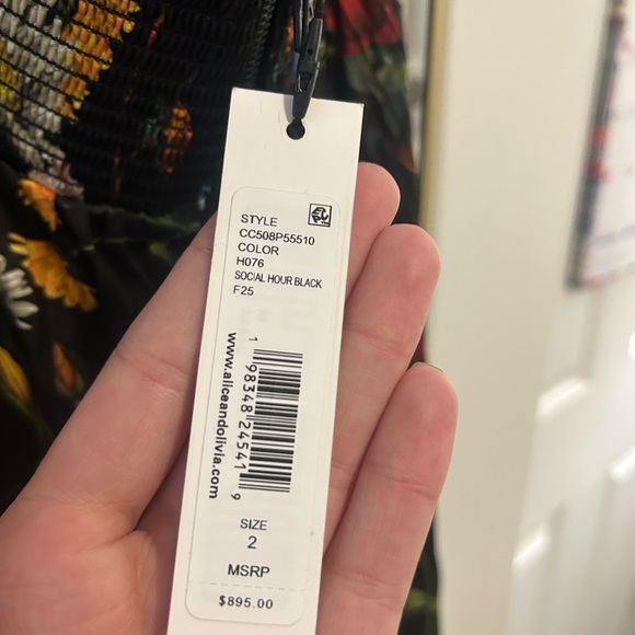 Alice + Olivia Multicolor Floral Maxi Dress - Picture 7 of 7